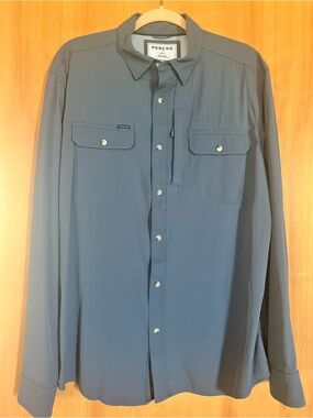 Poncho Outdoors in Slate Blue (Performance Nylon)